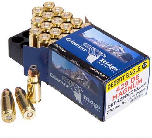 429 Desert Eagle 210 Grain Jacketed Hollow Point 20 Rounds MAGNUM RESEARCH Ammunition